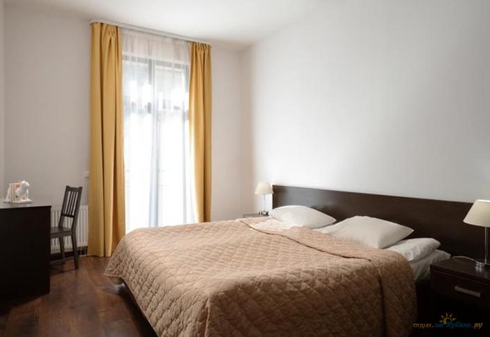 Апартаменты двухместные двухкомнатные с кухней, корпус 4