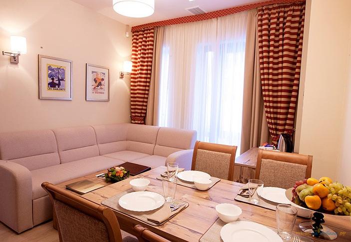 Апартаменты трехместные двухкомнатные. Поляна 1389 Отель и СПА, Сочи, Адлерский район, Красная Поляна, Эсто-Садок