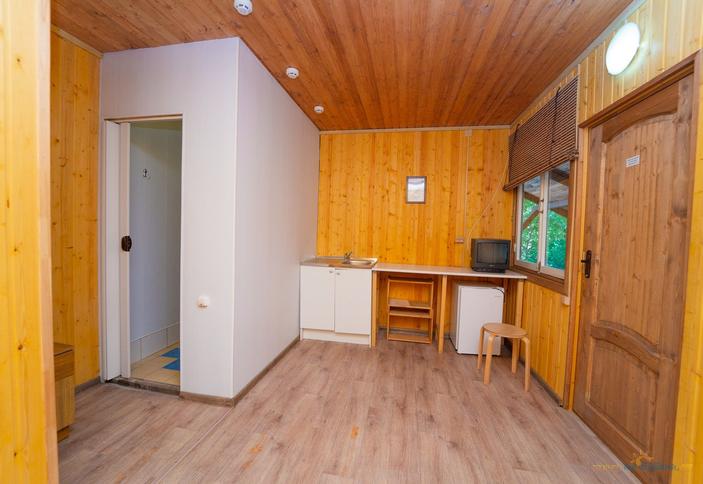 Студия с верандой и кухней