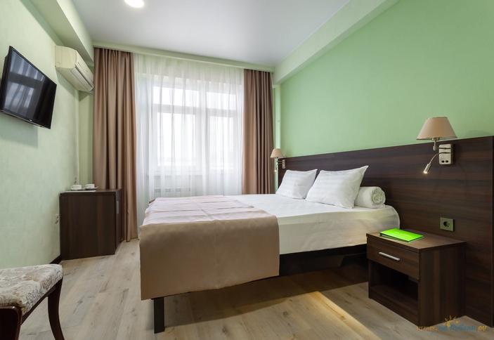 Стандарт двухместный, Корпус А с видом на море, Корпус А. Отель Экодом Адлер. г. Сочи, Адлер