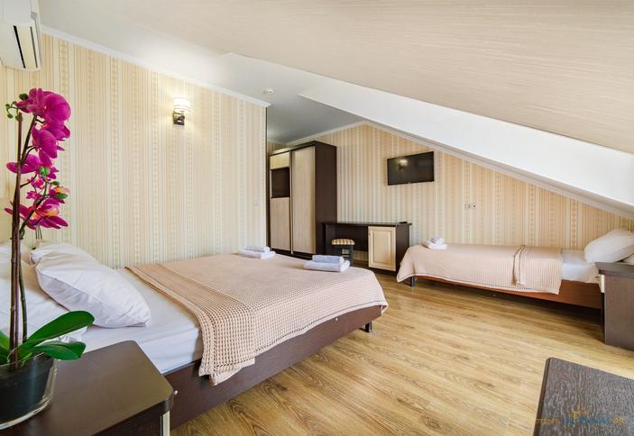 Мансардный трехместный