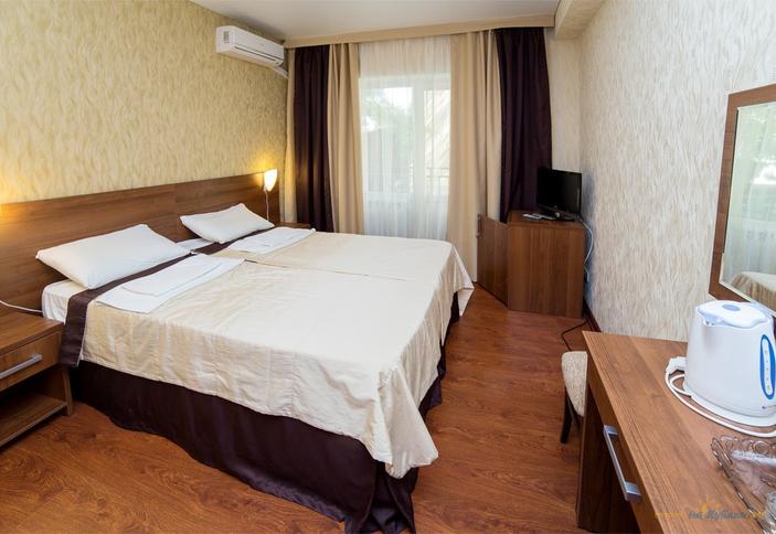 Двухместный двухкомнатный без балкона, корпус 1