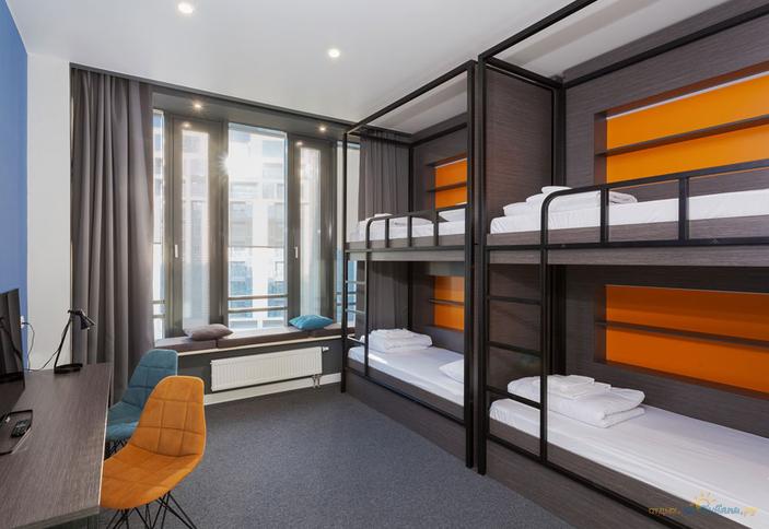 Стандарт шестиместный двухкомнатный