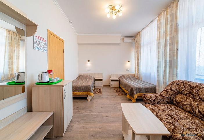 Комфорт двухместный (Корпус 1).  Санаторий Русь, г. Анапа