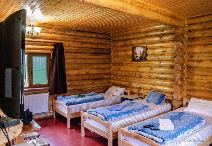 Стандарт четырехместный в срубе, 1 этаж