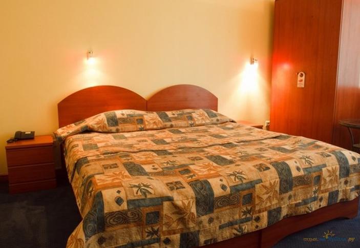 Стандарт плюс двухместный с французской кроватью (в Коттедже, мансардный без балкона)