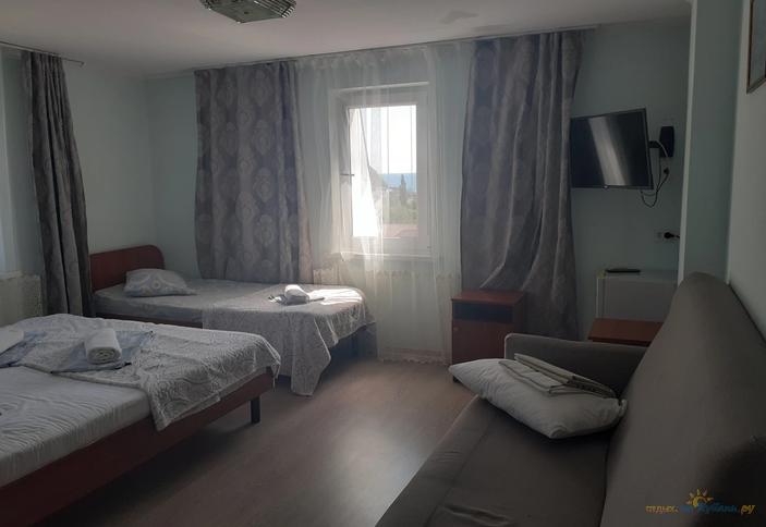 Четырехместный стандарт без балкона 