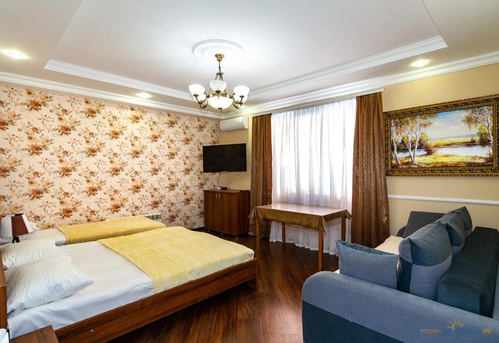 Апартаменты с двумя спальнями и кухней