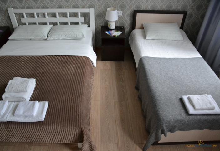 Семейный трехместный