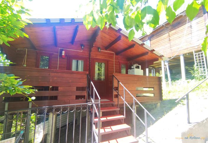 Сруб двухместный с удобствами