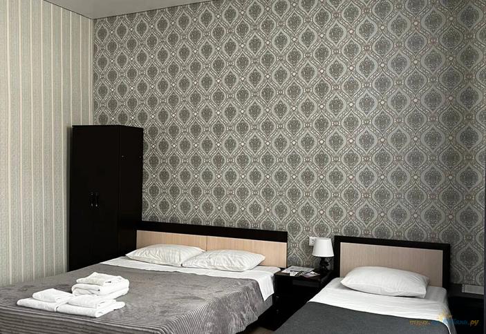 Семейный трехместный