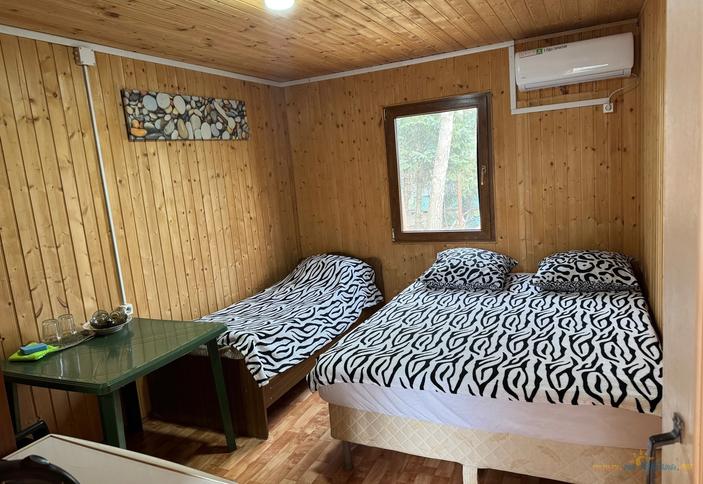 Домики-вагончики (трехместные)