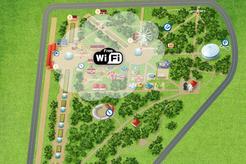 Городской парк_схема зоны wi-fi