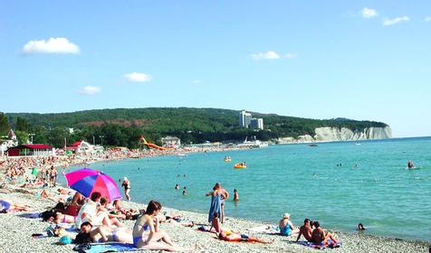 Пляж Дивноморска