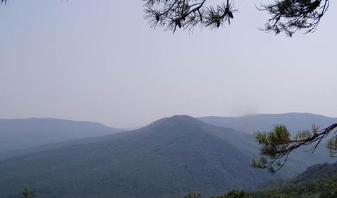 Вид со скал.