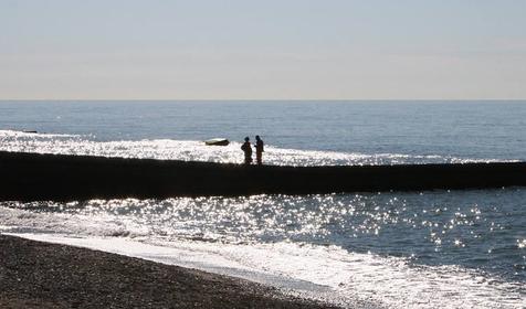 Берег моря.