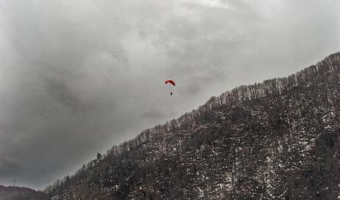 Красная Поляна. Полеты на парапланах