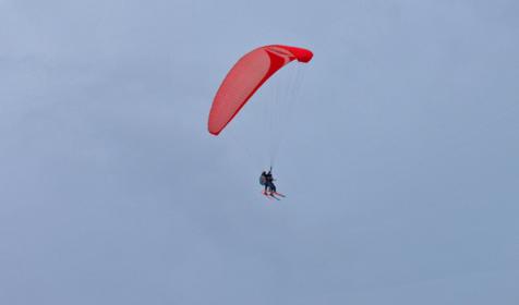 Красная Поляна. Полеты на парапланах