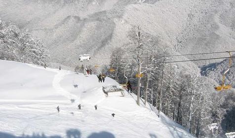 Катание на Красной Поляне.