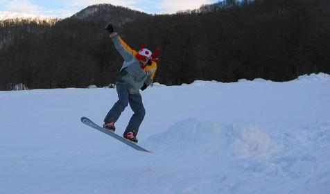 Катание на Красной Поляне.