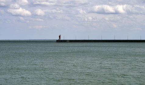 Краснодарское водохранилище.