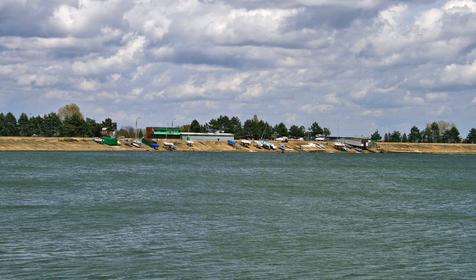 Краснодарское водохранилище.