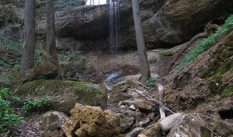 Водопад на реке Задубнова Караулка