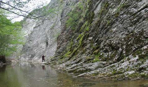 Каньон реки Шебш