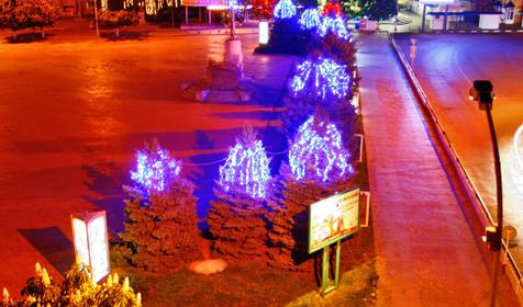 Ночной Армавир.