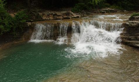 Водопады на реке Жане