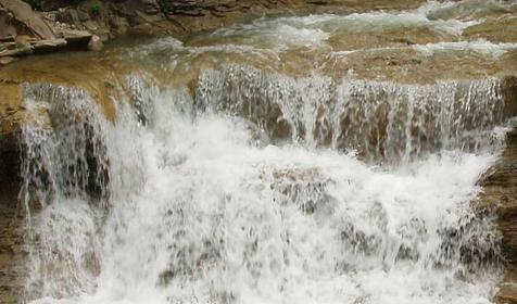 Водопады на реке Жане