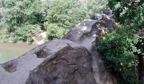 Скала Петушок. Вид сверху