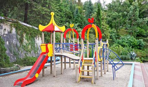 Детская площадка санатория Белые ночи, г. Сочи, Лазаревский район, п. Уч-Дере