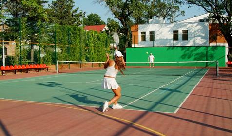 Теннисный корт, отель Приморье, г. Геленджик