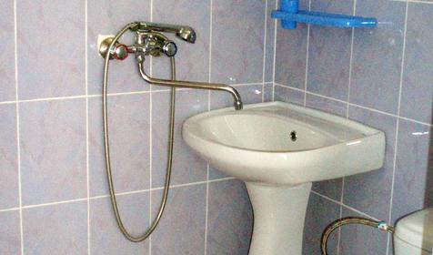 Санузел в номерах, гостевой дом Флагман, Анапа, п. Витязево