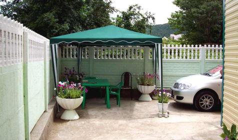 Территория гостиницы Изумруд, Туапсинский район, п. Джубга