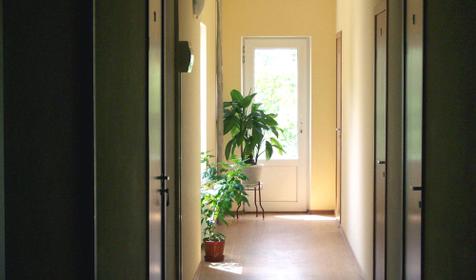 Коридор в гостинице Изумруд, Туапсинский район, п. Джубга