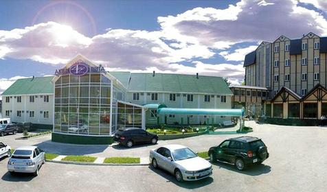 Общий вид на гостиничный комплекс Аква Вита, Туапсинский район, п. Небуг