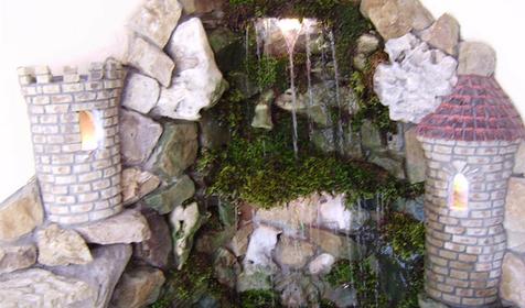 Фонтан гостевого дома Ева, г. Анапа, п. Джемете