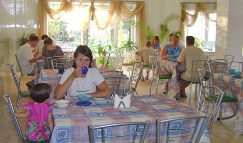 Кафе--столовая отеля Морская волна, п. Джемете, Анапа