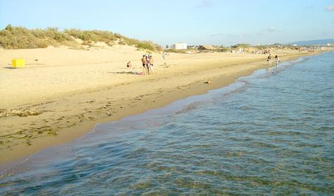 Пляж Джемете в 100 метрах от отеля Морская волна, Анапа