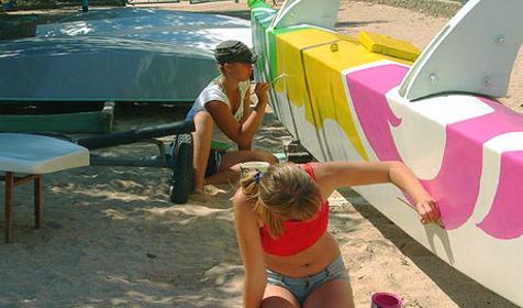 Темрюк, лето 2007, ГУ Краевая крейсерско-парусная школа