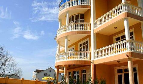 Фасад отеля Роза ветров, г. Сочи