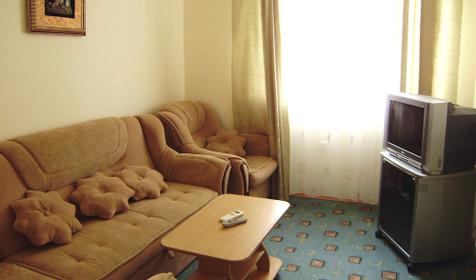 Двухкомнатный номер люкс в отеле Песчаный берег, г. Анапа, п. Джемете