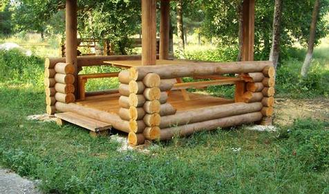 Беседка гостиницы Графство Хаджох, Республика Адыгея, пос. Каменномостский