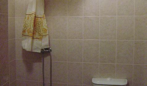 Санузел в номере гостевого дома Христина, г. Анапа