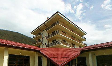 Фасад отеля Вертикаль, г. Сочи, Адлерский район, п. Эсто-Садок