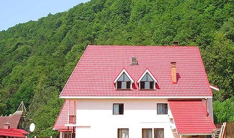 Фасад отеля Фламинго, г. Сочи, Адлерский район, Красная Поляна, п. Эсто-Садок