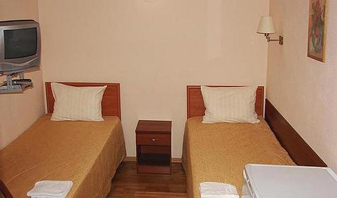 Двухместный номер Эконом отеля Фламинго, г. Сочи, Адлерский район, Красная Поляна, п. Эсто-Садок