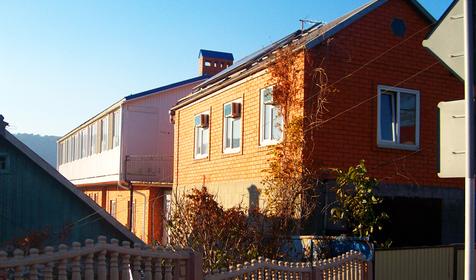 Фасад гостевого дома Южный дворик, г. Геленджик, с. Архипо-Осиповка